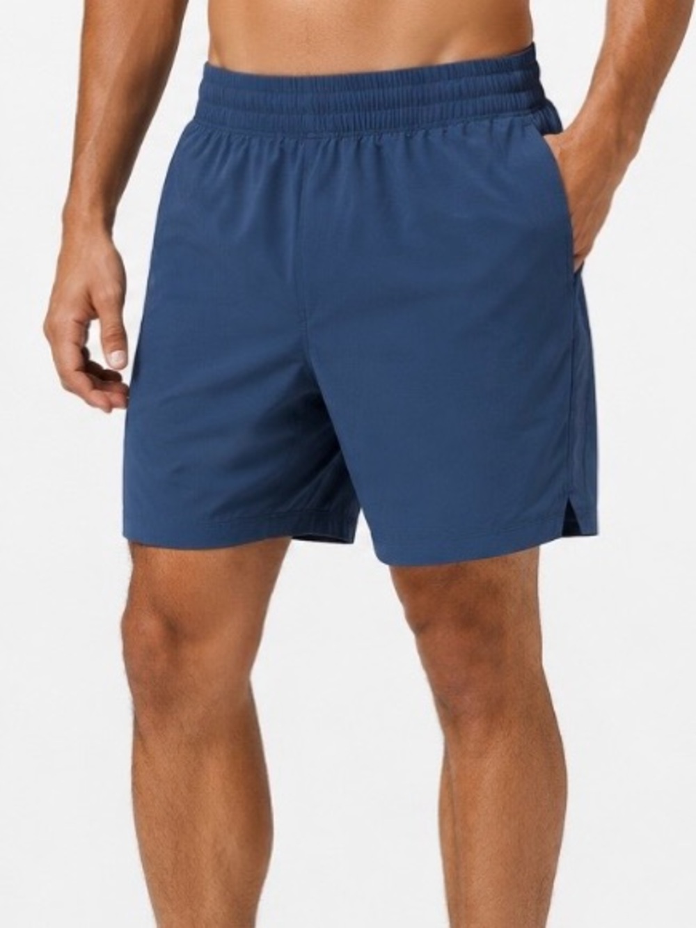 Lululemon Pace Breaker Linerless 7” Shorts Men’s XL Blue